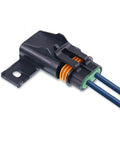 Front view of a Waterproof Sealed ATO ATC Fuse Holder Kit With Wire Splice 6 Pack Weatherproof Auto Electrical Fuse Box Connector.