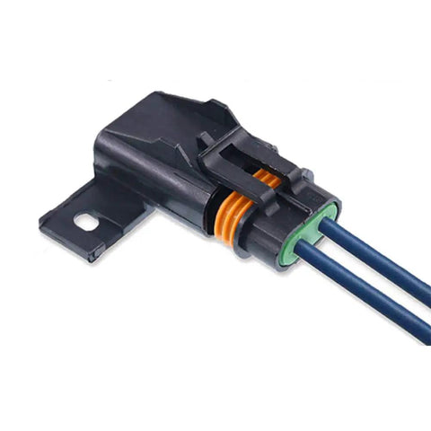 Front view of a Waterproof Sealed ATO ATC Fuse Holder Kit With Wire Splice 6 Pack Weatherproof Auto Electrical Fuse Box Connector.