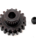 Beefy M5 Pinion Gear 18T MOD1 5mm Bore With Set Screw For One-Eighth Scale RC Cars CNC Machined Steel Lightened Hardened