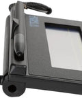 Compact Siglite Signature Pad With Usb Plug And Play Setup For Quick Pc Signing Sleek Gray Silver Style with pen and cable.