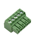 Green 5 Position 3.5mm Pitch PCB Screw Terminal Block Connector Pack Of 20 For Easy Plug And Play Wiring On Din Rail Or Board Mount 300V Rated KF2EDGK Style