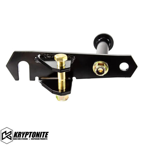 Bolt-On Steering Stabilizer Bracket KRSS15 With Bilstein Damper for Silverado Sierra Black Powder Coat Finish