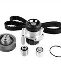 Keep Your Ride Running Sweet With This Top Shelf Timing Belt Kit And Water Pump Set Compatible With Audi A3 A4 TT Models From 2005 Through 2014 Powered By The 2 Point 0 Liter T Turbo Four Engine Replaces OEM Number. timing belt kit with water pump, pulleys, and O-ring