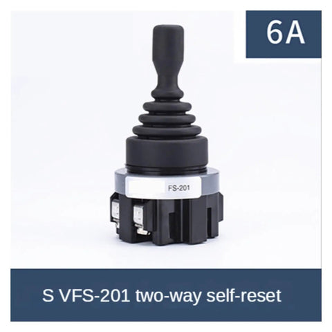 Heavy Duty Rod End Joint Bearing Kit With Monolever Toggle Switch Two Way Four Way Self Locking Latching Reset Momentary Switch 22mm And 30mm Size Master Joystick Rocker SVFS-201 Compatible, 6A self-reset