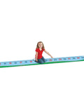 Child playing on Hands On 0 To 30 Number Line Floor Mat For Kids 22 Foot Vinyl Math Path For Counting Addition And Subtraction Practice