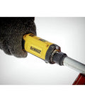 Person using 8V Max Cordless Screwdriver with Gyroscopic Control and Conduit Reamer, Refurbished Like New, for home DIY projects