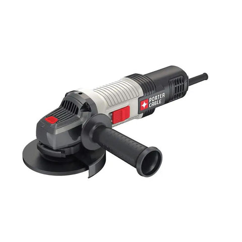 Angle Grinder Tool Four And A Half Inch, 6 Amp with Multi-Position Handle, Spindle Lock for Quick Wheel Changes