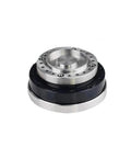 High Precision Harmonic Drive Gearbox Featuring Near Zero Backlash For Rock Solid Cnc Machines And Heavy Duty Robots Boasting A Smooth 120 To 1 Ratio Plus Reinforced Input Shaft Design, showing a durable metallic design.