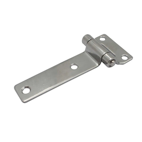 Rustproof Door Hinges For Containers And Industrial Cabinets Beefy Heavy Duty Steel Hinge Set polished stainless steel view