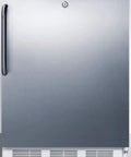 Heavy Duty Medically Certified Upright Freezer With 3.5 Cu Ft Storage And Minus 25 Degree C Low Temp Operation featuring a stainless steel exterior.