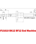 Technical drawing of End Machined Ball Screw SFU1610 16mm Right Hand Thread Roller Ball Screw With Single Nut dimensions