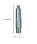 Pro Grade 17mm Eyelet Setter Tool And Die Punch Kit With 100 Silver Grommets for DIY Leathercraft, durable steel handheld puncher