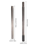 Replacement Car Bottle Jack Handle For Tight Spaces Beefy Steel And Plastic Build With Precise Lever Ratio, two rods with measurements