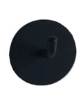 Slick Black Double Wall Hooks Rustproof Stainless Steel Coat Rack Towel Holder for Bathroom Kitchen Bedroom Closet, top view.