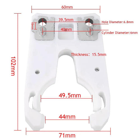 Heavy Hitter ISO30 Tool Holder Clamp Built Rock Solid With Premium Rubber Claw Snaps Right Into Place CNC Milling Accessories And Auto Tool Changers For Serious Workshops