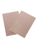 Two Do It Yourself Copper Clad Laminate FR4 PCB Board 7x10 cm Single Sided For DIY Electronics Projects, Pro Grade Flatness, Heat Resistant