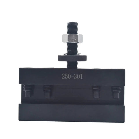 Rugged Quick Swap Lathe Tool Post Fits Cxa Series, sturdy metal design supports mini metal lathes under 16mm swings.