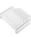Adjustable Featherboard For Woodworking Shops Straight Up Safety Tool Smooth Operator Solid Choice For Router Table And Table Saw Plus Band Saw Quick Setup No Sweat Shop Essential White Finish, durable plastic design.