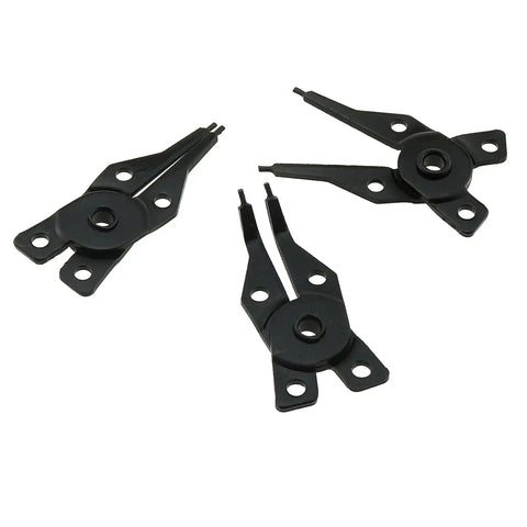 4 In 1 Multifunctional Carbon Steel Snap Ring Pliers For Car AC Compressor Clutch Fix tool with replaceable jaws on display