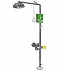 304 Stainless Steel Eye Washer Station Built Tough With Emergency Eyewash And Shower, Double Inlet Safety Kit For Lab Factory And School