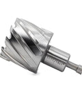 Oscarbide annular cutter with Weldon shank, 1-11/16 in diameter, 1 in depth, for magnetic drill press