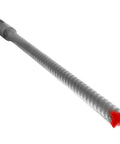 Rebar Demon SDS-Max 4-Cutter Full Carbide Head Hammer Drill Bit, heavy duty half inch diameter, 21 inch length, red tip
