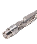 Fafeicy 1/4 Inch Shank Flush Trim Router Bit For CNC And Milling Tables With Precise 1 1/8 Inch Cutting Length showing detailed drill bit design.