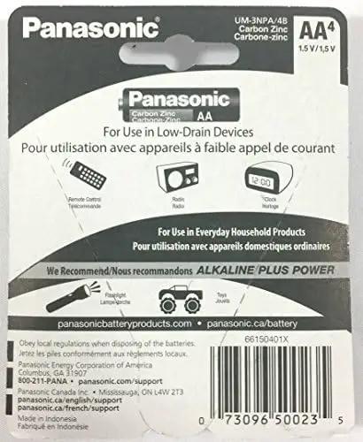 4 Pack AA Batteries Heavy Duty Carbon Zinc Double A Cells Serve 1.5 Volts Straight Up Reliable Juice For Remote Controls Toys And Everyday Gadgets Built For Long Lasting Use.