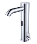 Touchless Bathroom Sink Faucet With Motion Activated Sensor, Hands Free Water Flow For Hygienic Use, Hot And Cold, Undermount Chrome Finish