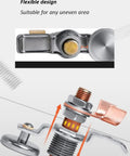 Workhorse Magnetic Welding Ground Clamp with Rare Earth Magnet 600A showing flexible non-sparking design.