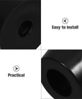 Black rubber foot with screw hole for Heavy Duty Anti Vibration Rubber Foot Pads For Furniture And Washing Machines