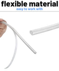 Pro Grade Shower Door Strip Seals For Glass Panels 7/32 By 98.4 Inch Rolls flexible clear PVC material easy to install