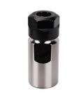 1-Piece Premium Collet Tool Holder Motor Shaft Extension Rod For Drilling And Hole Processing With ER11 Chuck Bit showing sleek stainless steel design.