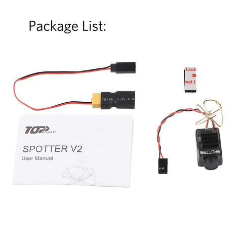 All In One FPV Camera And Video Transmitter For Mini FPV RC Drones 5 8GHz AIO with OSD Integrated Mic package contents