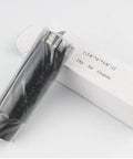 Side view of black 1-3/8 in dry diamond core drill bit with 5/8-11 thread for granite, in plastic wrap.