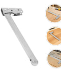Rock Solid Heavy Duty Stainless Steel Automatic Fire Door Closer With Quick Release Sequencer And No Sweat Setup For Top Tier School Safety Along Tight Hallways, shown at an angle.
