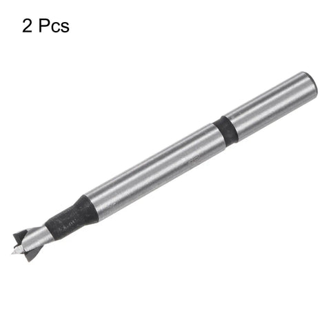High Speed Steel Forstner Drill Bits 5/16 Inch 8mm Twin Pack showing a precision ground cutter for clean holes in wood.