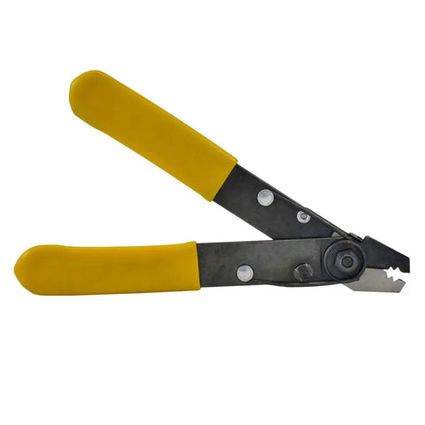 FO 103 D Series Dual Hole Fiber Optic Stripper For Tech Pros And Electricians, V Shaped Opening For Safe Cable Prep, Portable Wire Stripper Tool, Lightweight 2.72 Ounce Design For Clean Jacket And Buffer Strips
