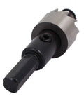 Pro Grade 18.5mm Hole Saw Kit With 68mm Long HSS Spring Loaded Twist Bits Includes Hex Wrench For Deep Cutting 15mm Depth