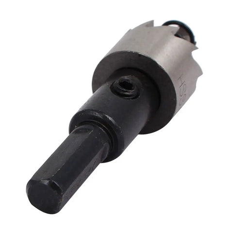 Pro Grade 18.5mm Hole Saw Kit With 68mm Long HSS Spring Loaded Twist Bits Includes Hex Wrench For Deep Cutting 15mm Depth