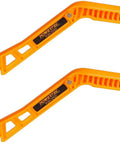 Magnetic Push Sticks Table Saw Router Table And Jointer Safety Gear Dual Ergonomic Handles two heavy duty orange push sticks.
