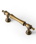 Antique Brass Cabinet Pulls 3 Inch Hole Center Solid Retro Drawer Handles For Kitchen And Bathroom Furniture Restoration