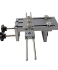Super Cool 3 In 1 Self Centering Doweling Jig Kit For Woodworking Pros Featuring Adjustable Drill Guide And Clamp Board With 6 8 10 15mm Bushings For Super Accurate Holes Every Time, aluminum jig with clamp knobs