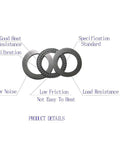 Shop Ready Heavy Duty Thrust Needle Roller Bearing Kit With Two Reinforced Chrome Steel Washers 90Mm ID 120Mm OD 4Mm Wide features durability and performance details.