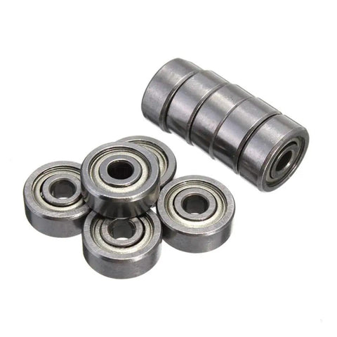 10 Pack Beefy 623ZZ Deep Groove Ball Bearings Kit Double Shielded Carbon Steel Miniature Bearings 3x10x4mm For Hobby RC Cars Drones And Projects Quiet Smooth Run, 623ZZ bearings