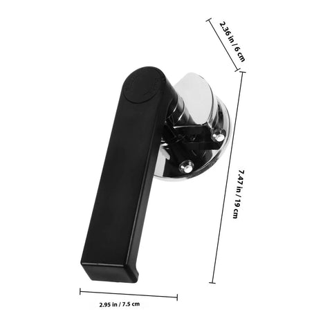 Heavy Duty Zinc Alloy Cooler Door Handle Latch With Sleek Minimalist Black Finish Built To Last Tough As Nails Durable Freezer Door Lock