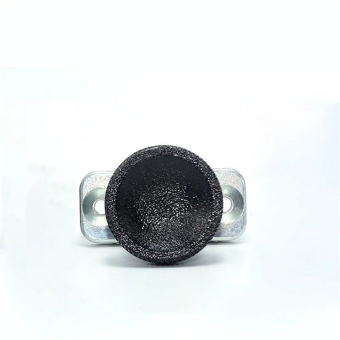 Top Shelf Carbon Steel Indexing Plunger With Flange Lock And Rock Solid Spring Detent For Zero Wobble Alignment On 8 To 18 Millimeter Heavy Duty Workshop Projects, close-up front view.