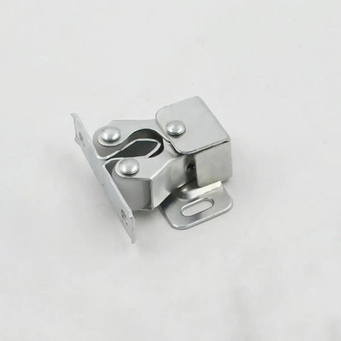 8 Piece Steel Roller Catch Cabinet Door Latches Hardware For Closet Cupboard Doors Silver Low Profile Catch With Smooth Operation