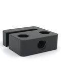 Anti Backlash Nut Block For 8mm Acme Lead Screw CNC OpenBuilds OX TR8x8 P2 Delrin Nut Injection Molded, side view