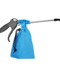 Heavy Duty Pneumatic Blower Vacuum Handles Shop Dust And Metal Shavings Like A Champ Includes Fast Switch Narrow Crevice Nozzle Plus Roomy Debris Bag Ideal For Metal Shops Parts Detailing And Garage Cleanups Rock Solid Ergonomic Build Built Tough - handheld blower with blue debris bag